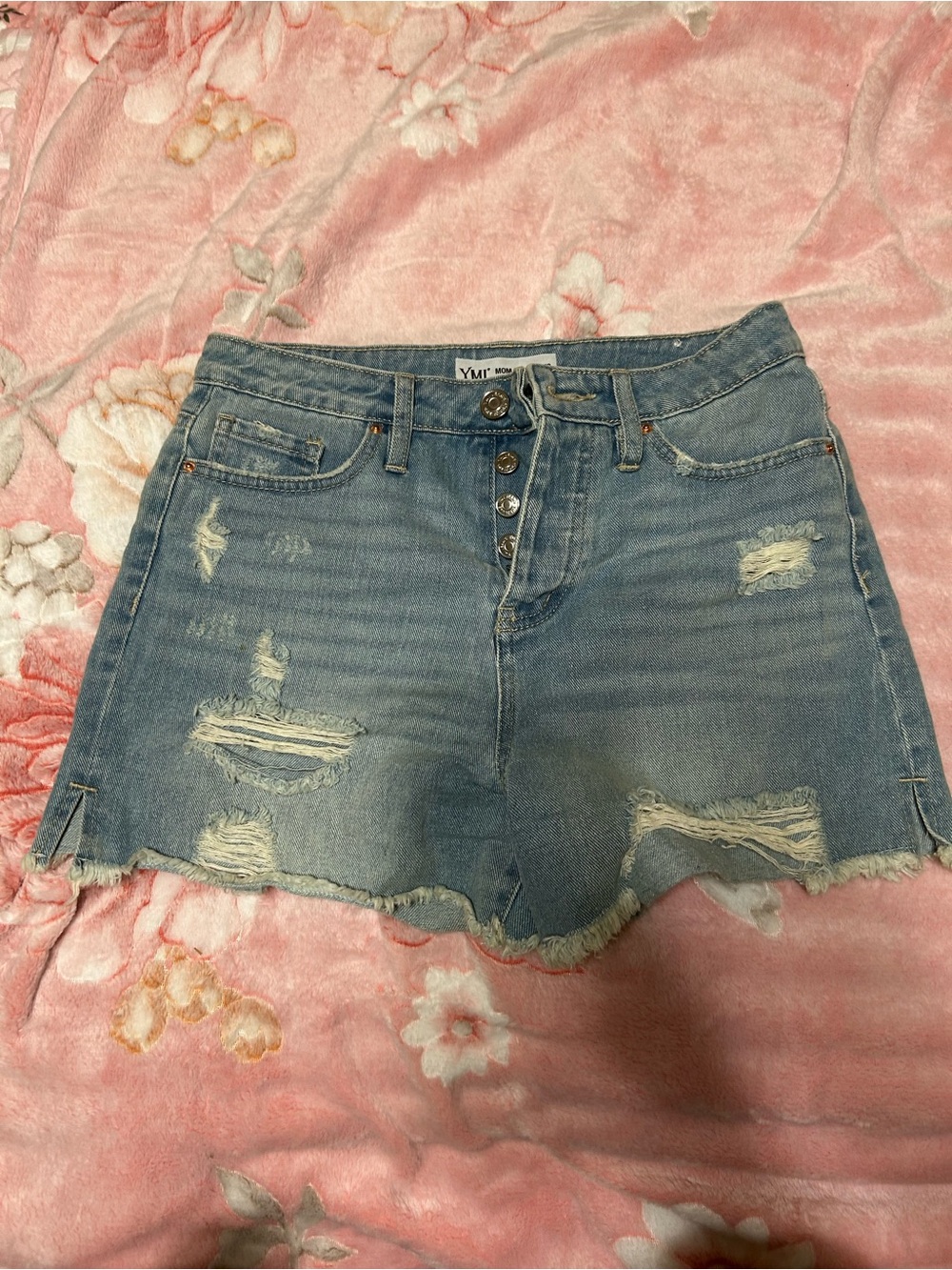 YMI Light Blue denim woman’s jean shorts